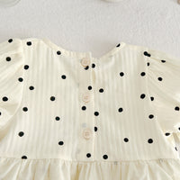 Load image into Gallery viewer, Baby Girls Polka dots Rompers Wholesale 230321409
