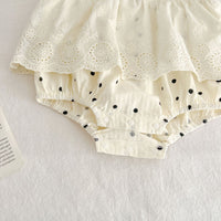 Load image into Gallery viewer, Baby Girls Polka dots Rompers Wholesale 230321409
