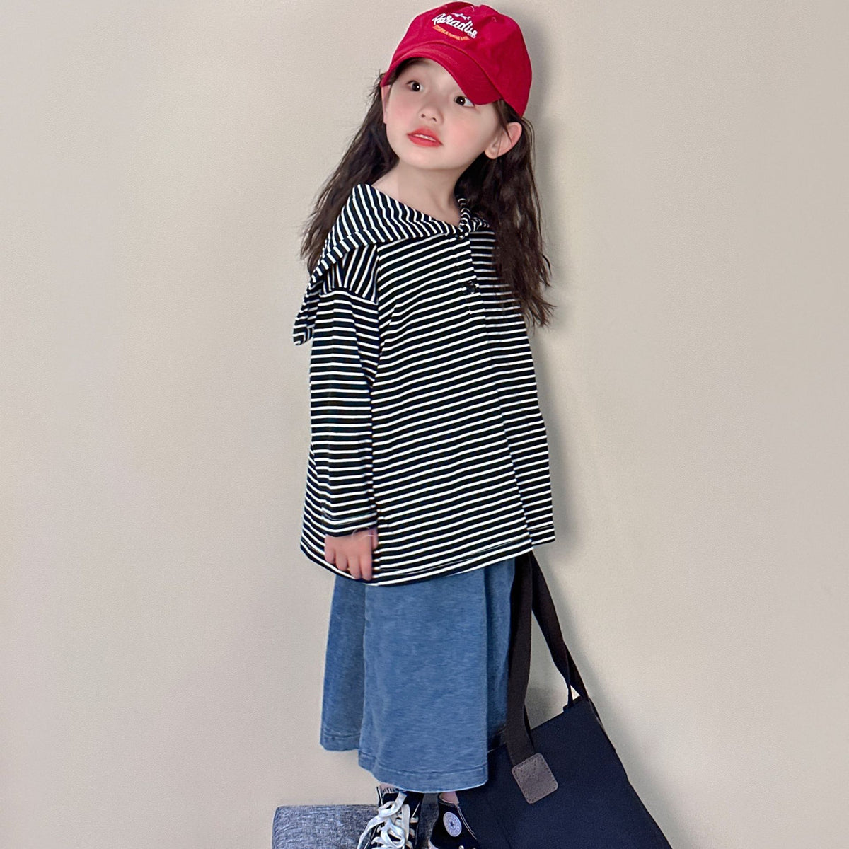 Baby Kid Girls Striped Hoodies Swearshirts Wholesale 23032188