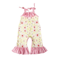 Load image into Gallery viewer, Baby Girls Flower Print Jumpsuits Wholesale 307213534

