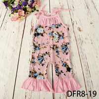 Load image into Gallery viewer, Baby Girls Flower Print Jumpsuits Wholesale 307213534
