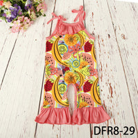 Load image into Gallery viewer, Baby Girls Flower Print Jumpsuits Wholesale 307213534
