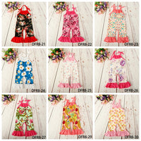 Load image into Gallery viewer, Baby Girls Flower Print Jumpsuits Wholesale 307213534
