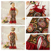 Load image into Gallery viewer, Baby Girls Flower Print Jumpsuits Wholesale 307213534
