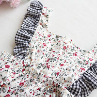 Load image into Gallery viewer, Baby Girls Flower Polka dots Print Rompers Wholesale 491613537
