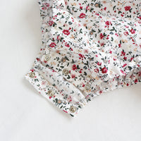 Load image into Gallery viewer, Baby Girls Flower Polka dots Print Rompers Wholesale 491613537
