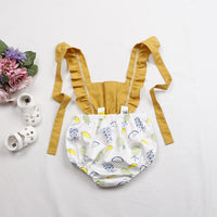 Load image into Gallery viewer, Baby Girls Flower Polka dots Print Rompers Wholesale 491613537
