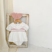 Load image into Gallery viewer, Baby Girls Color-blocking Rompers Wholesale 230323405
