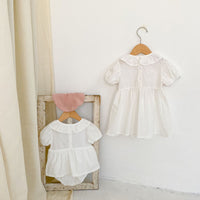 Load image into Gallery viewer, Baby Girls Color-blocking Rompers Wholesale 230323405
