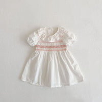 Load image into Gallery viewer, Baby Girls Color-blocking Rompers Wholesale 230323405
