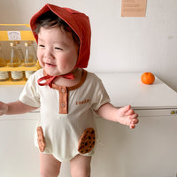 Load image into Gallery viewer, Baby Unisex Letters Color-blocking Cartoon Print Rompers Wholesale 230323418
