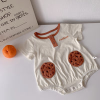 Load image into Gallery viewer, Baby Unisex Letters Color-blocking Cartoon Print Rompers Wholesale 230323418
