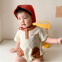 Load image into Gallery viewer, Baby Unisex Letters Color-blocking Cartoon Print Rompers Wholesale 230323418
