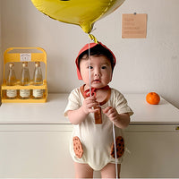 Load image into Gallery viewer, Baby Unisex Letters Color-blocking Cartoon Print Rompers Wholesale 230323418
