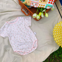 Load image into Gallery viewer, Baby Girls Flower Print Rompers Wholesale 230323423
