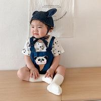 Load image into Gallery viewer, Baby Unisex Letters Animals Cartoon Print Rompers Wholesale 230323433
