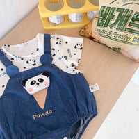 Load image into Gallery viewer, Baby Unisex Letters Animals Cartoon Print Rompers Wholesale 230323433
