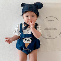 Load image into Gallery viewer, Baby Unisex Letters Animals Cartoon Print Rompers Wholesale 230323433
