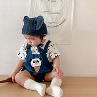 Load image into Gallery viewer, Baby Unisex Letters Animals Cartoon Print Rompers Wholesale 230323433
