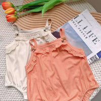 Load image into Gallery viewer, Baby Girls Solid Color Rompers Wholesale 230323456
