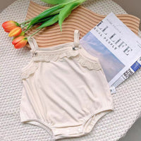 Load image into Gallery viewer, Baby Girls Solid Color Rompers Wholesale 230323456
