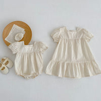 Load image into Gallery viewer, Baby Kid Girls Embroidered Rompers And Dresses Wholesale 230323502
