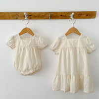 Load image into Gallery viewer, Baby Kid Girls Embroidered Rompers And Dresses Wholesale 230323502
