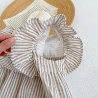 Load image into Gallery viewer, Baby Kid Girls Striped Rompers And Dresses Wholesale 230323520
