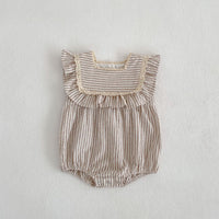 Load image into Gallery viewer, Baby Kid Girls Striped Rompers And Dresses Wholesale 230323520
