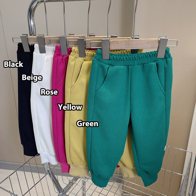 Baby Kid Unisex Solid Color Pants Wholesale 230323523