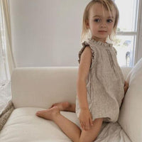 Load image into Gallery viewer, Baby Girls Solid Color Rompers Wholesale 230323527
