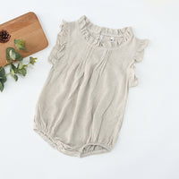 Load image into Gallery viewer, Baby Girls Solid Color Rompers Wholesale 230323527
