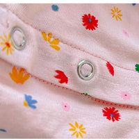 Load image into Gallery viewer, 2 Pieces Set Baby Girls Flower Print T-Shirts And Solid Color Shorts Wholesale 230323537
