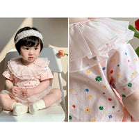 Load image into Gallery viewer, 2 Pieces Set Baby Girls Flower Print T-Shirts And Solid Color Shorts Wholesale 230323537

