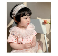 Load image into Gallery viewer, 2 Pieces Set Baby Girls Flower Print T-Shirts And Solid Color Shorts Wholesale 230323537
