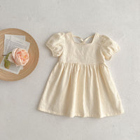 Load image into Gallery viewer, Baby Girls Solid Color Rompers Wholesale 230323552
