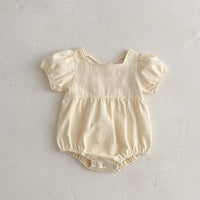 Load image into Gallery viewer, Baby Girls Solid Color Rompers Wholesale 230323552
