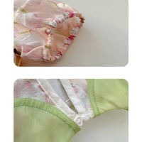 Load image into Gallery viewer, Baby Girls Flower Rompers Wholesale 230323554
