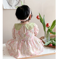 Load image into Gallery viewer, Baby Girls Flower Rompers Wholesale 230323554
