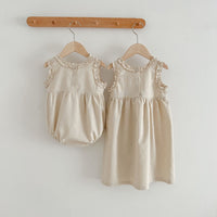 Load image into Gallery viewer, Baby Girls Solid Color Rompers Wholesale 230323564

