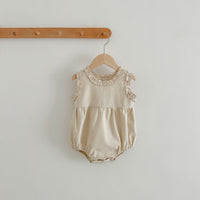 Load image into Gallery viewer, Baby Girls Solid Color Rompers Wholesale 230323564
