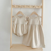 Load image into Gallery viewer, Baby Girls Solid Color Rompers Wholesale 230323564
