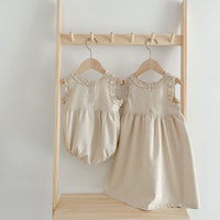 Load image into Gallery viewer, Baby Girls Solid Color Rompers Wholesale 230323564
