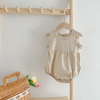 Load image into Gallery viewer, Baby Girls Solid Color Rompers Wholesale 230323564
