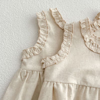 Load image into Gallery viewer, Baby Girls Solid Color Rompers Wholesale 230323564

