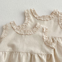 Load image into Gallery viewer, Baby Girls Solid Color Rompers Wholesale 230323564
