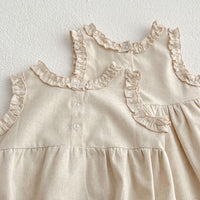 Load image into Gallery viewer, Baby Girls Solid Color Rompers Wholesale 230323564
