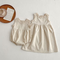 Load image into Gallery viewer, Baby Girls Solid Color Rompers Wholesale 230323564

