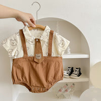 Load image into Gallery viewer, Baby Boys Cartoon Print Rompers Wholesale 230323583
