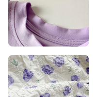 Load image into Gallery viewer, Baby Girls Color-blocking Flower Rompers Wholesale 230323586
